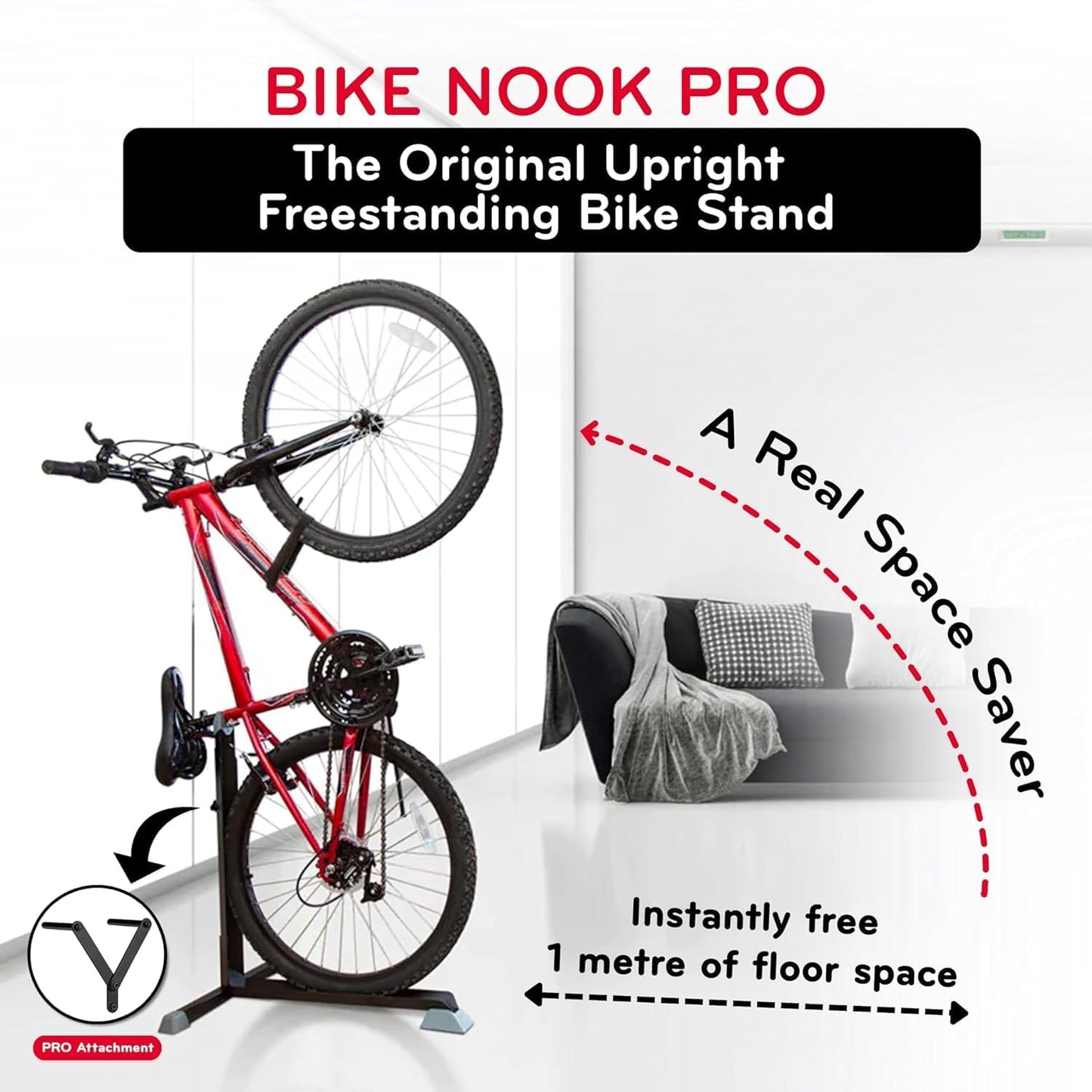 2 x vertikale Veloständer Bike Nook Pro, 2 Pack / Bike Nook Pro