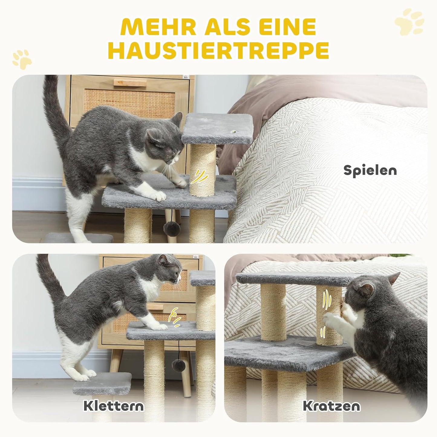 Katzenbaum mit Spielball
