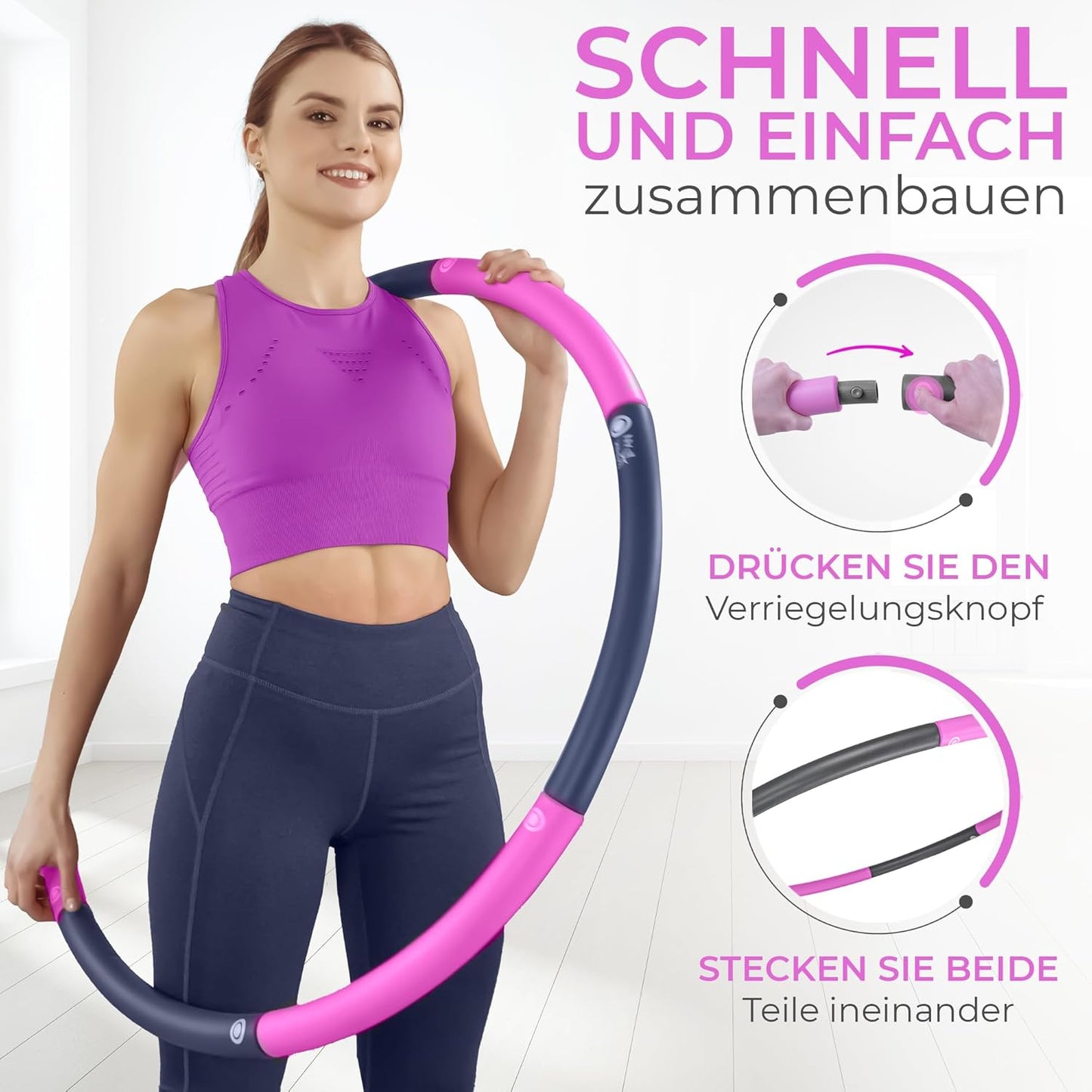 Hula Hoop Reifen für Anfänger, Sport
