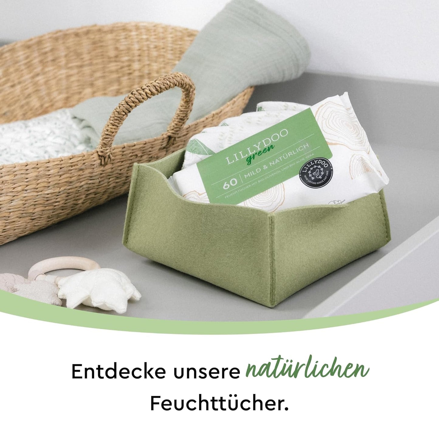 Baby Feuchttücher (600 Stück), 60 stück (10er Pack)