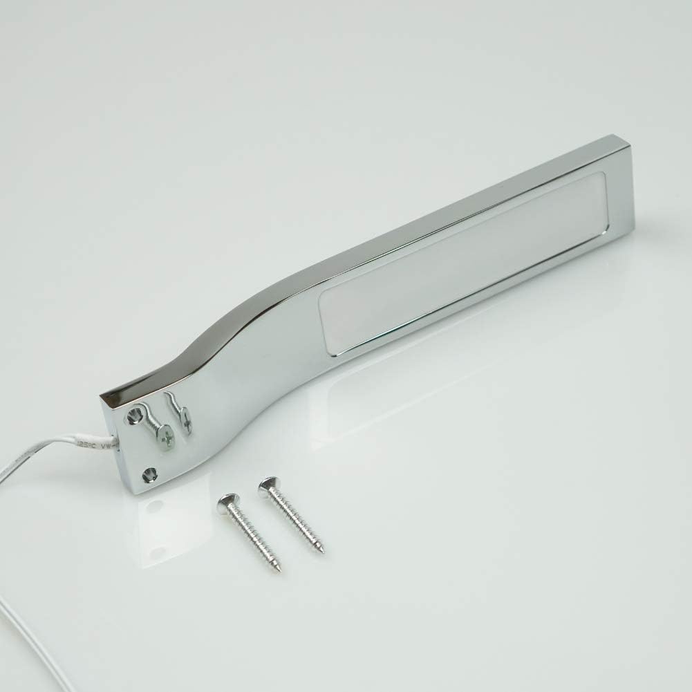 3er Set LED Schrankleuchte, 3er Set Chrom - Neutralweiss
