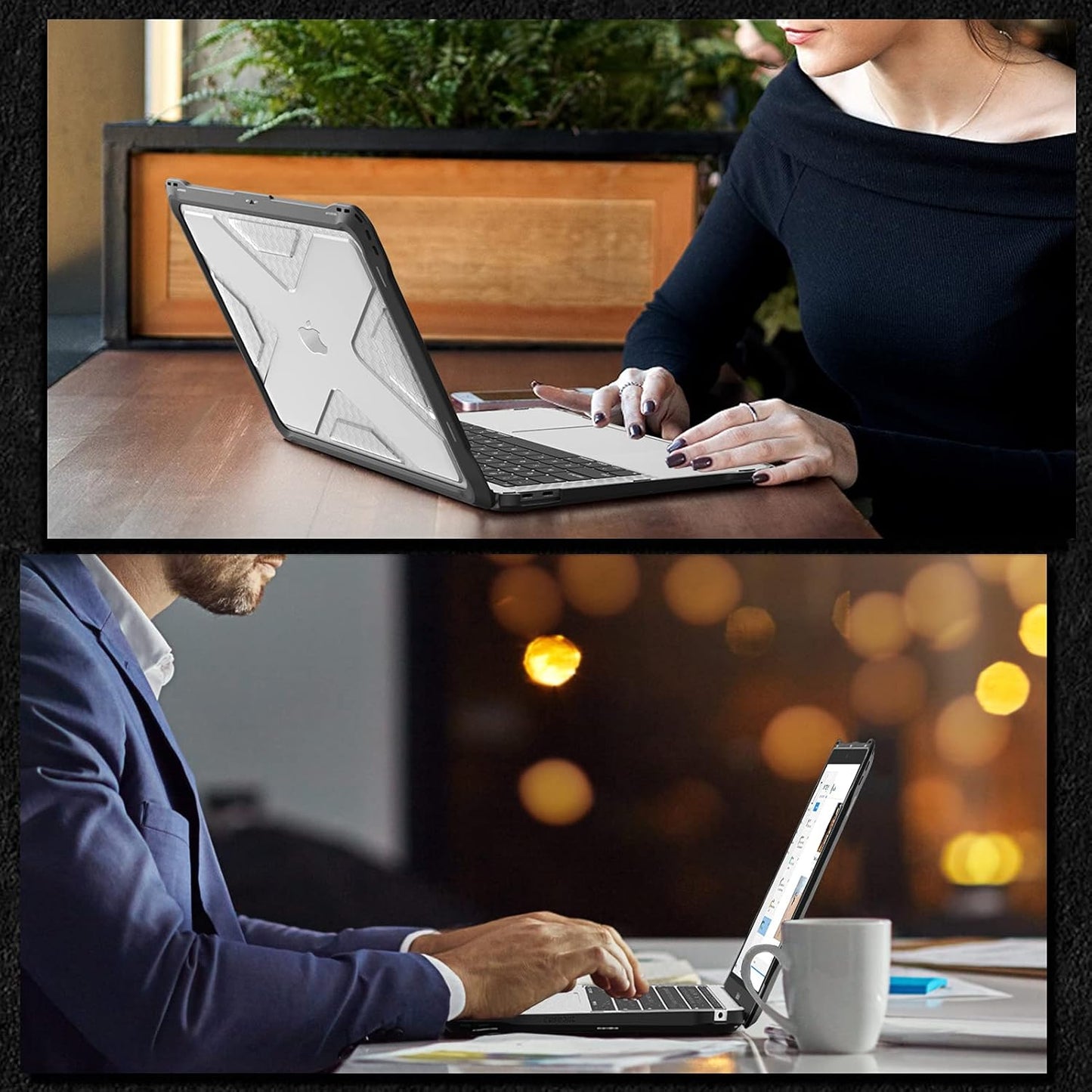 Rugged Hybrid Schutzhülle für MacBook Air 13, *Transparent
