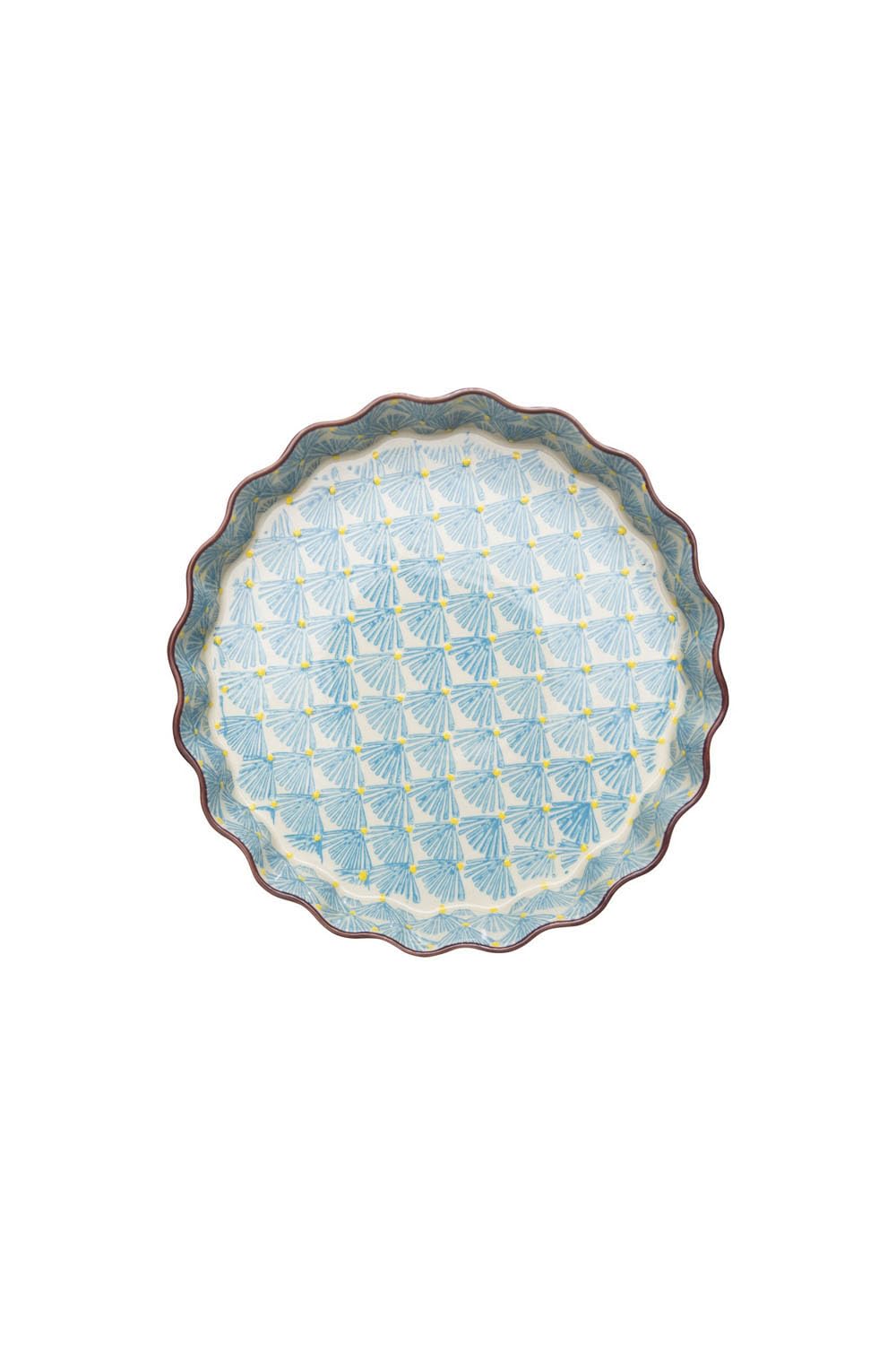 Louise, Blau Ø22x4 cm
