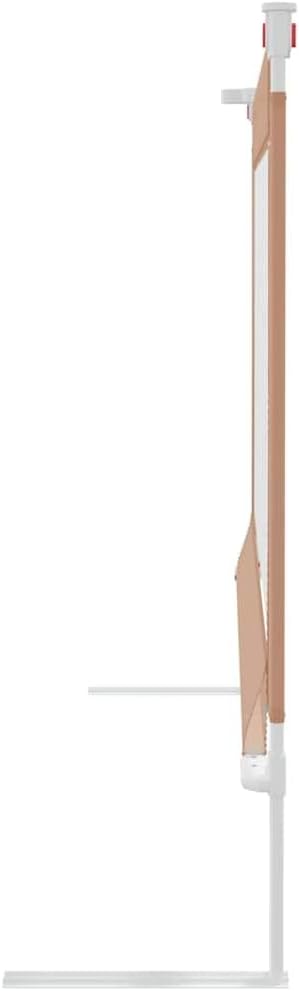 Bettschutzgitter, 200 x 25 cm, Taupe