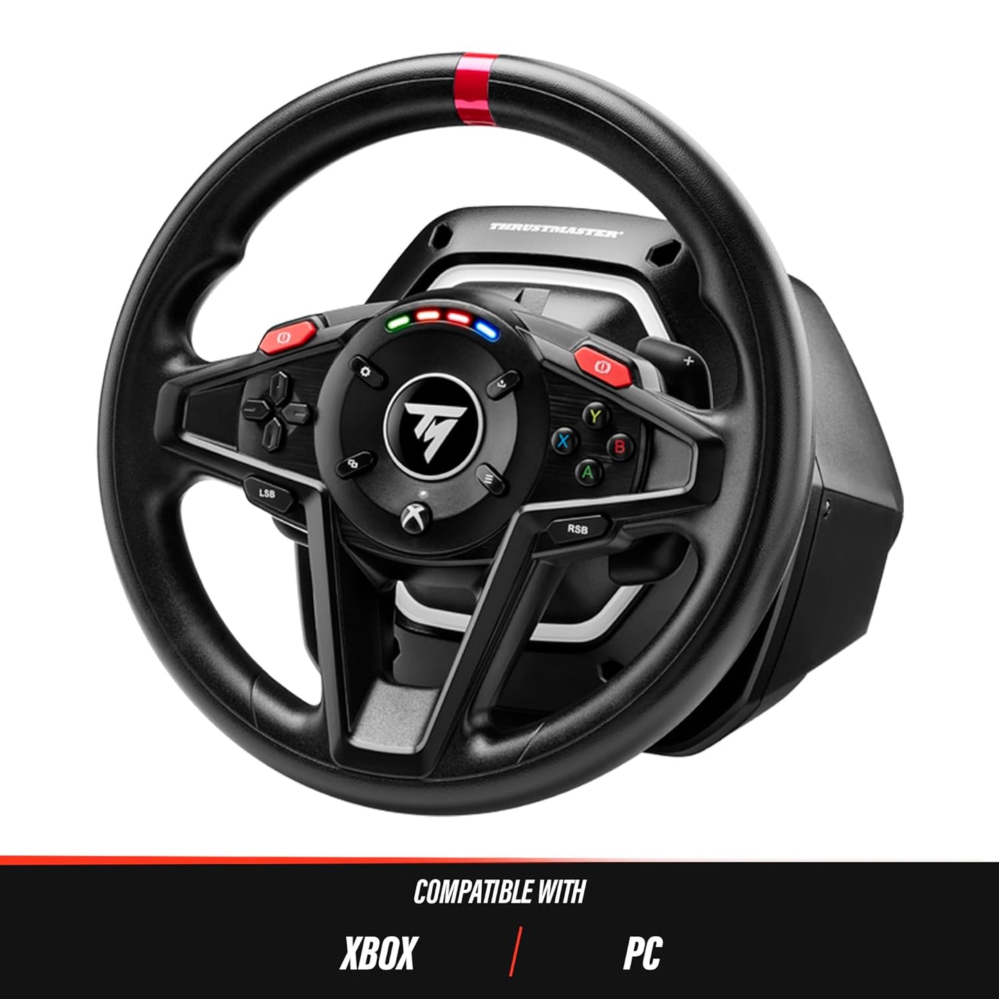 Force-Feedback-Rennlenkrad T128 mit Magnetpedalen