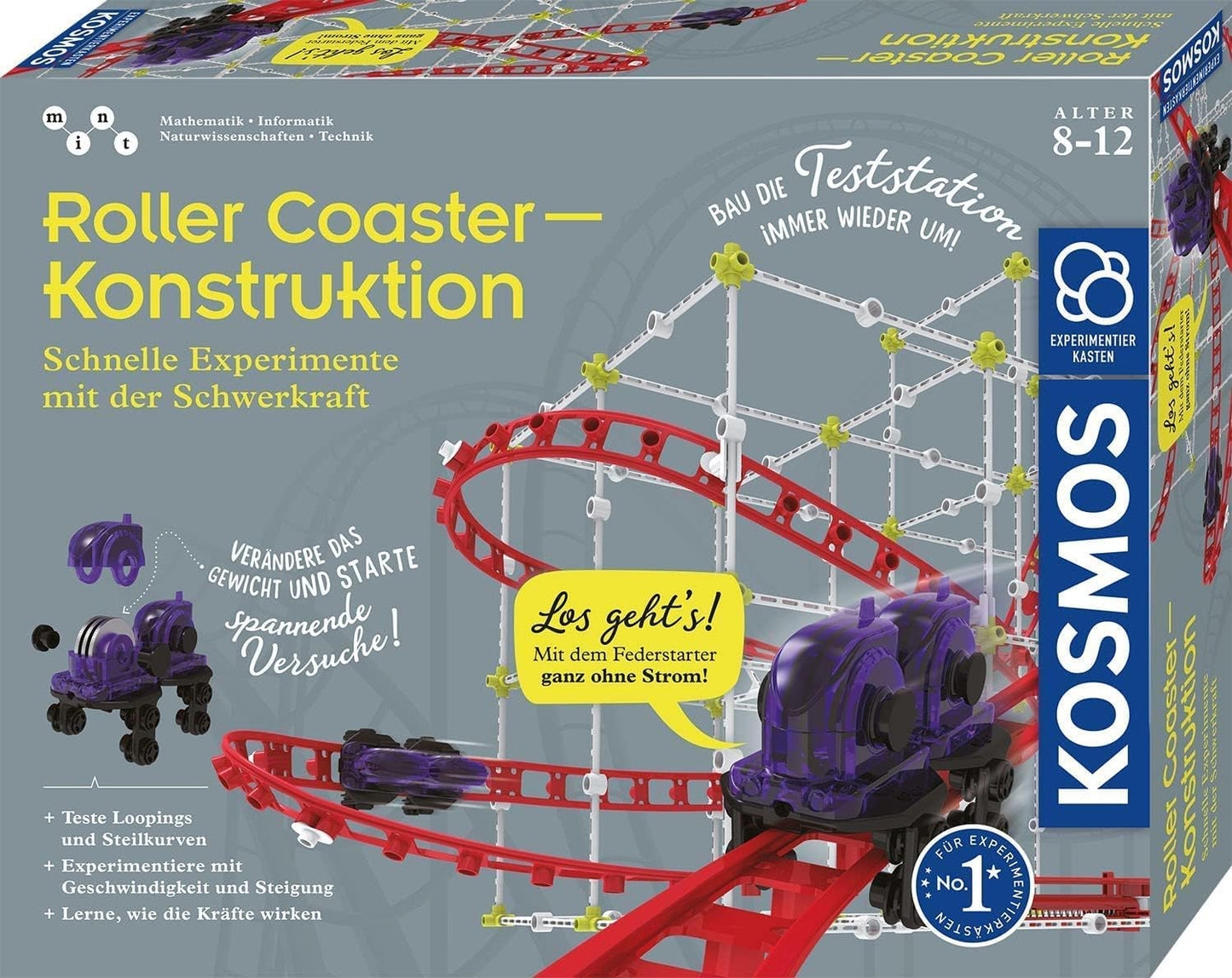 Roller Coaster-Konstruktion, Experimentierkasten