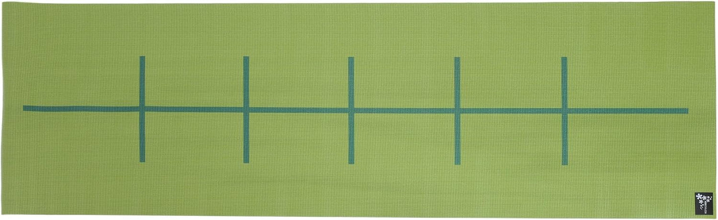 Yogamatte Plus - Alignment mit Markierungen, orange