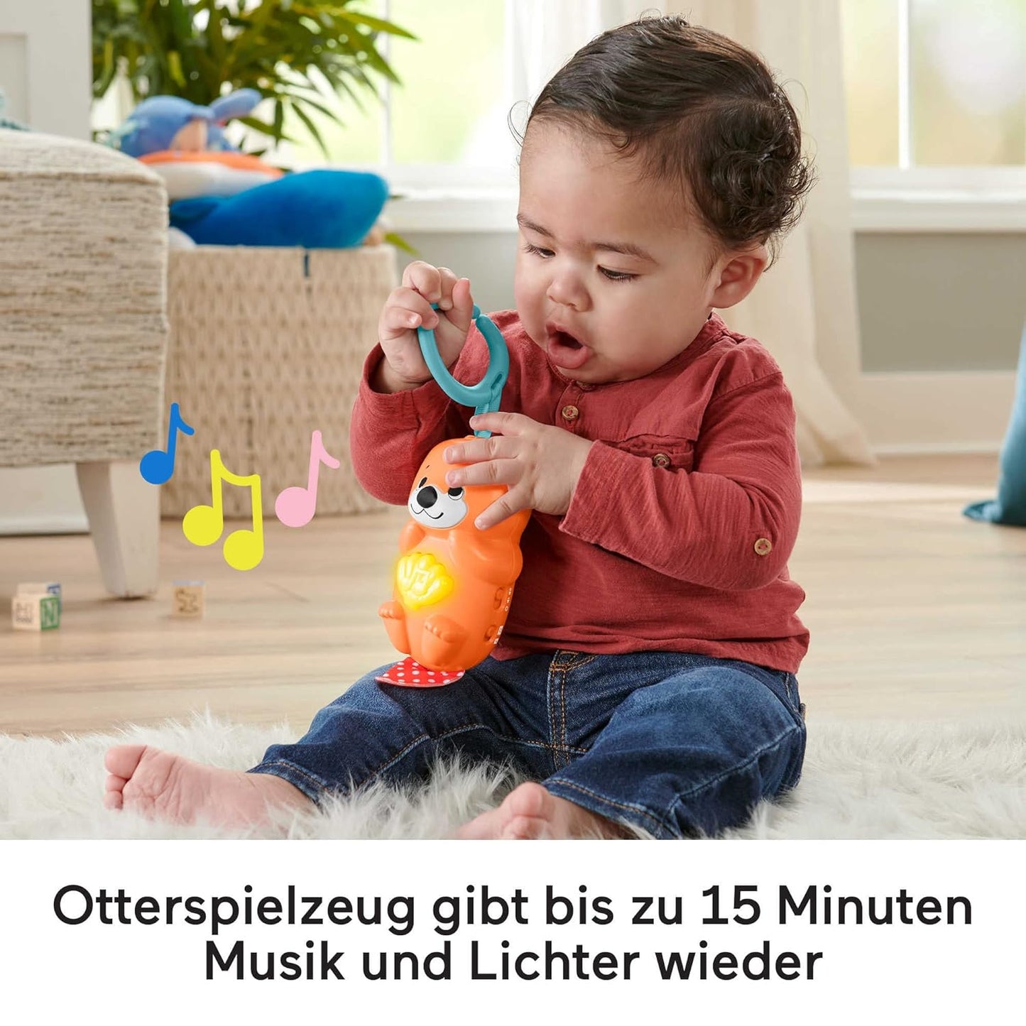 Tierfreunde Kontrast-Spieldecke, Spielbogen mit Musik und Licht, Deluxe Kick
