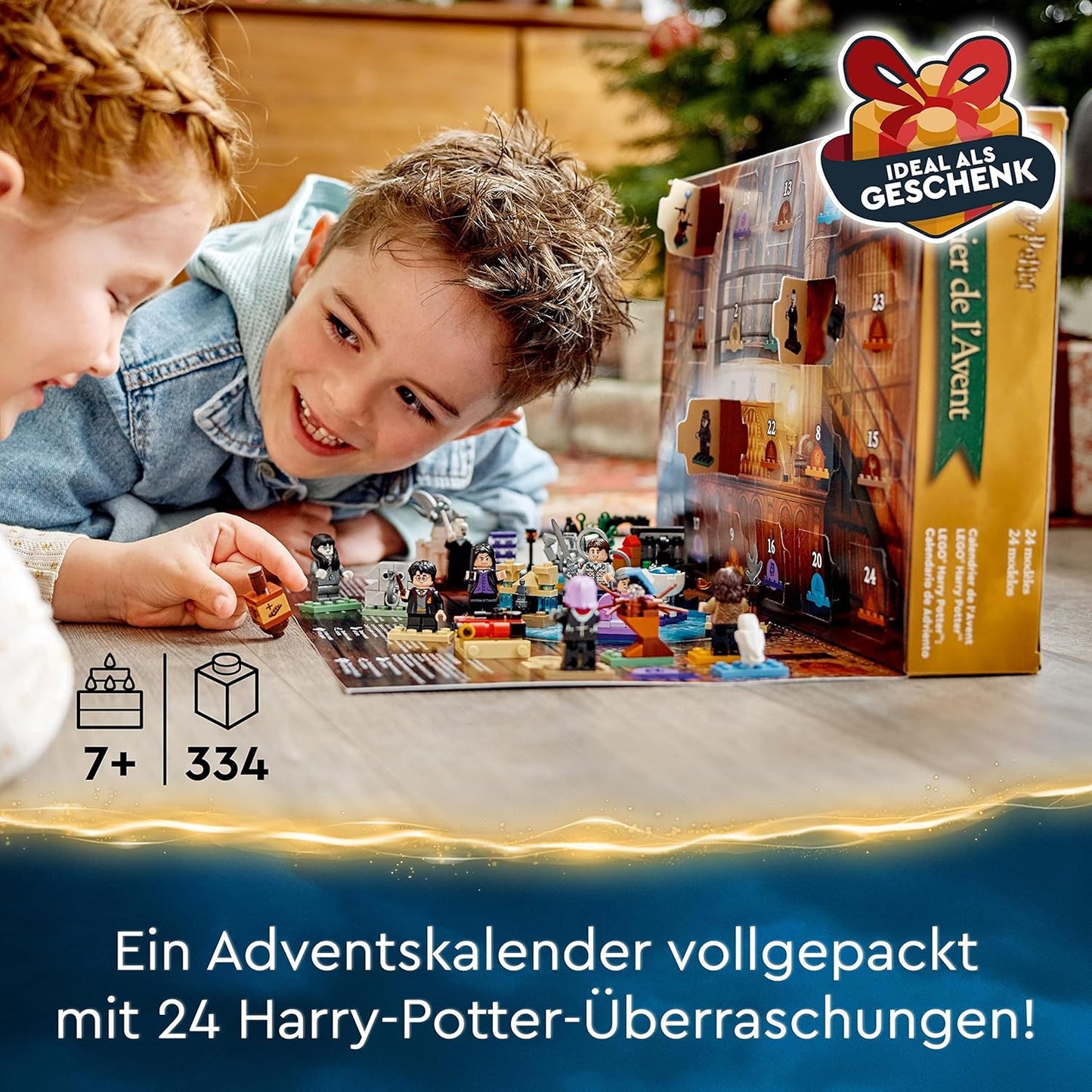 Harry Potter Adventskalender mit Brettspiel, Single