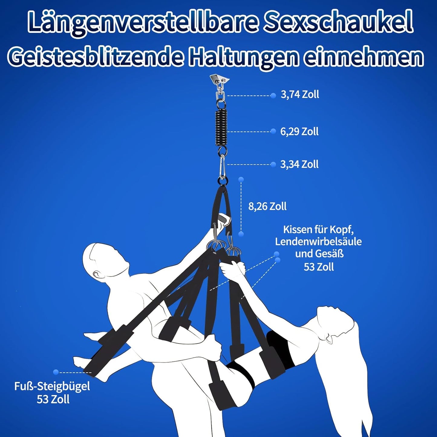 Liebesschaukel für Decken- und Türmontage