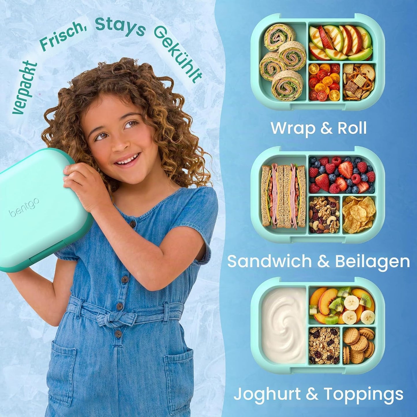 Chill Kids Bento-Box, Aqua