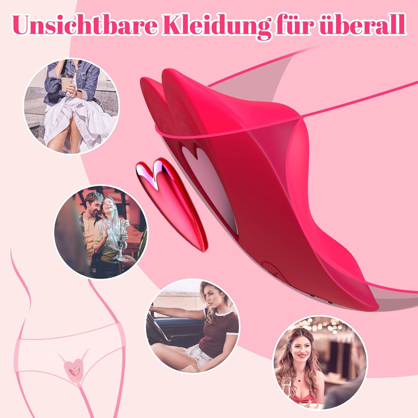 Butterfly Vibrator mit App-Fernbedienung