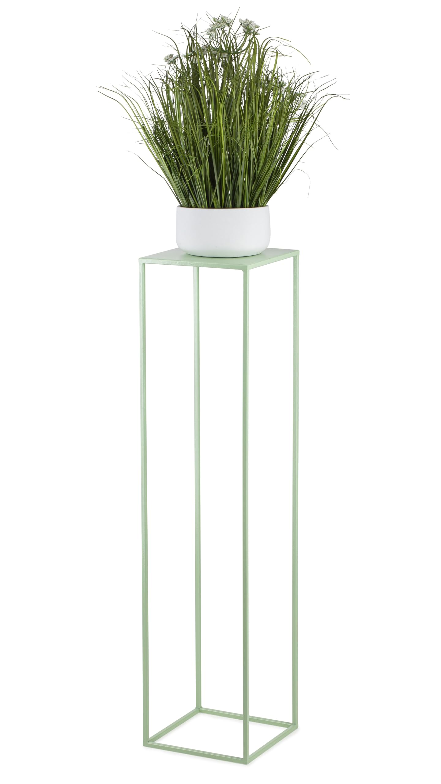 Metall-Blumenständer 100 cm Hoch, Grünblau 100 cm
