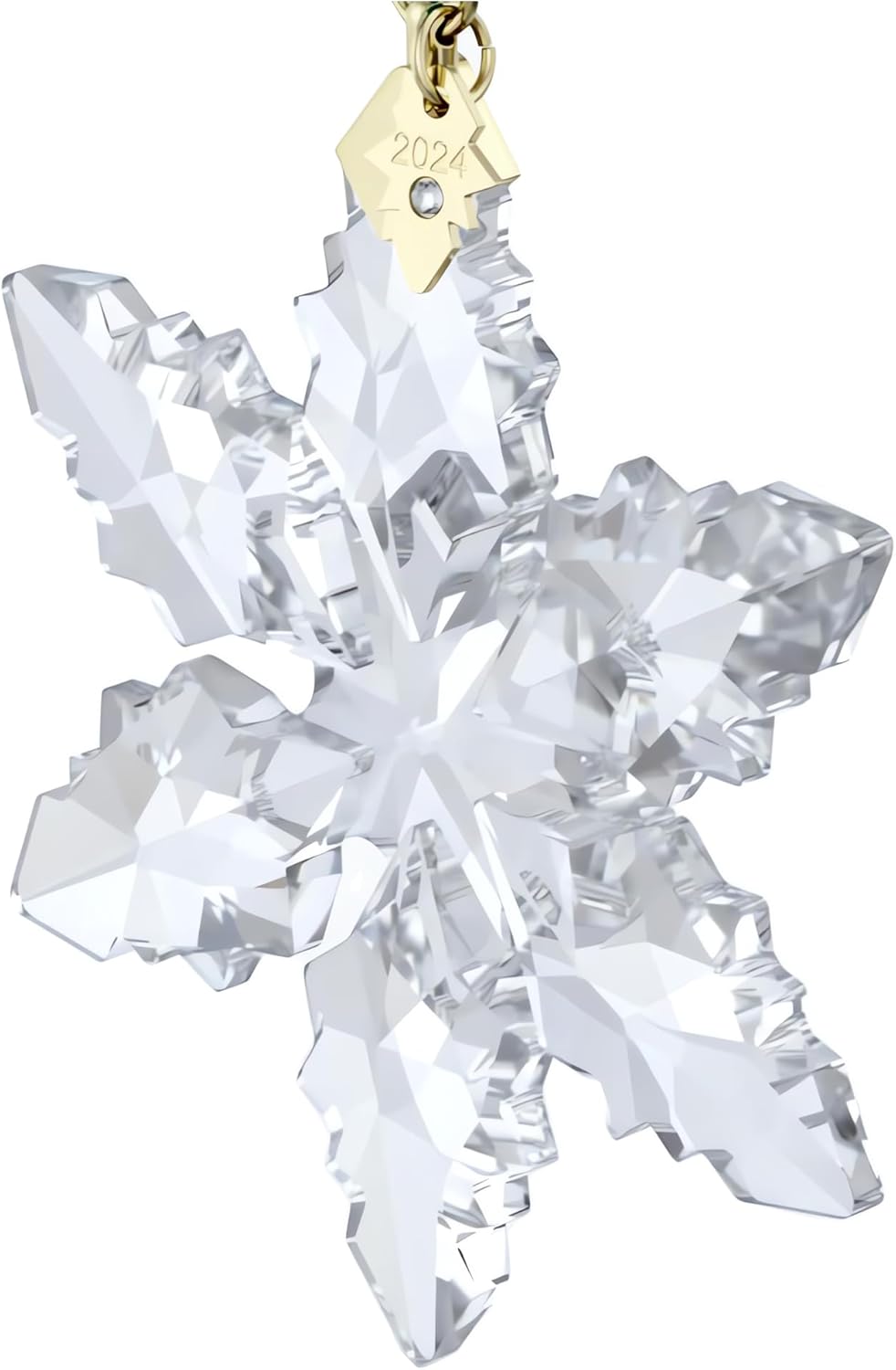 Annual Edition Kristallornament 2024 Schneeflocken-Design, Annual Edition Ornament 2024 Gold