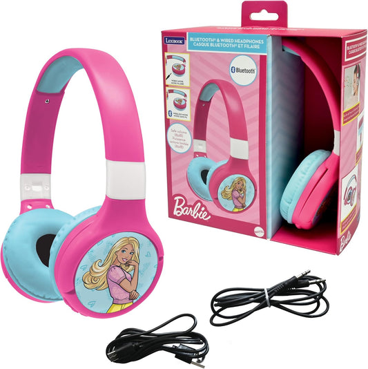 2-in-1 Kinderkopfhörer im Barbie-Design, Barbie