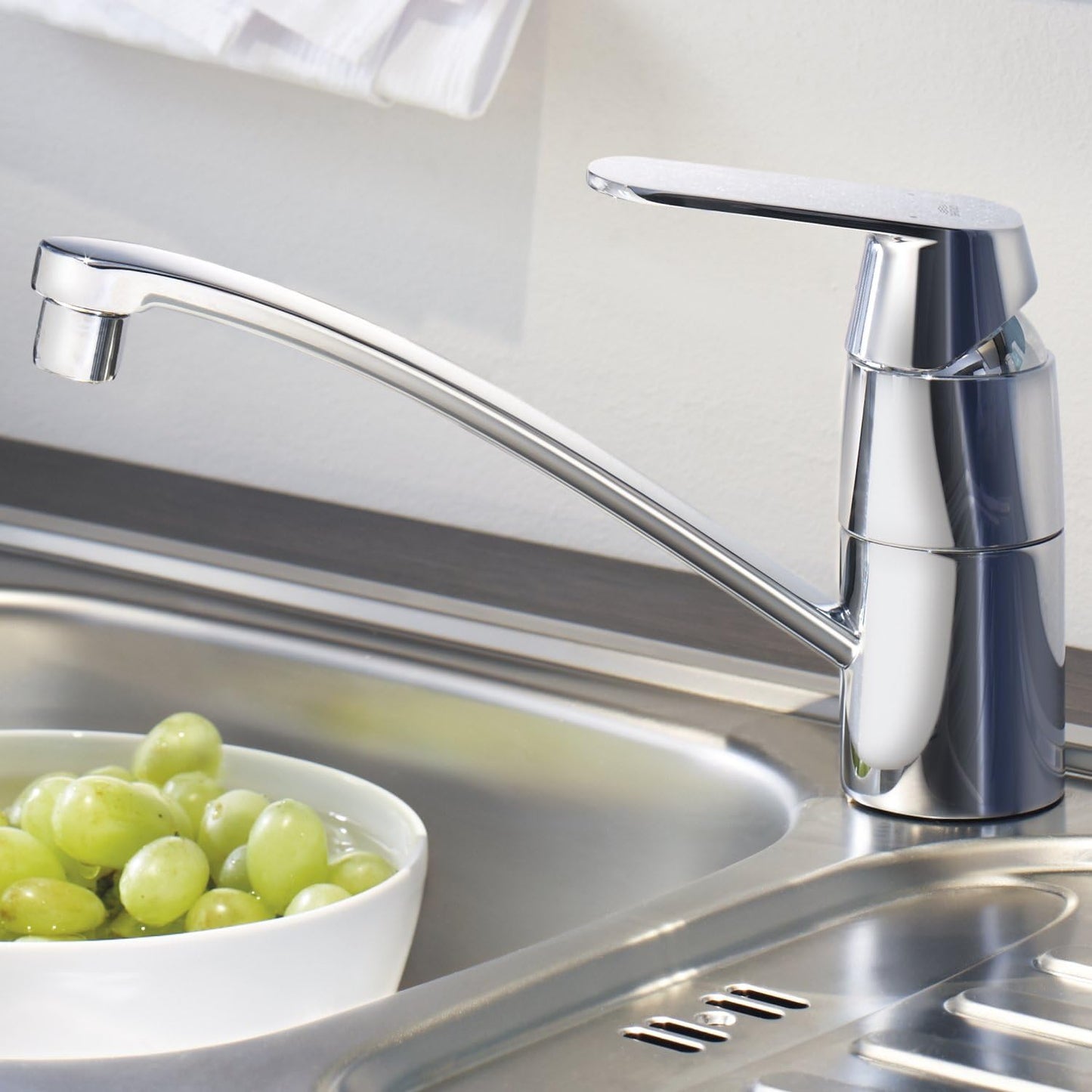 Eurosmart Cosmopolitan, flacher Auslauf Niederdruck Chrom