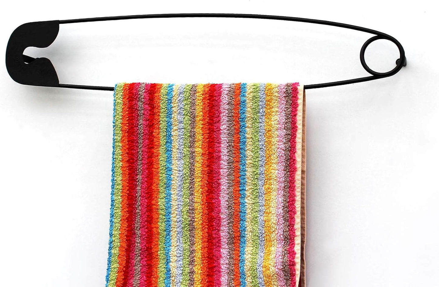 Design Handtuchhalter Sicherheitsnadel Look