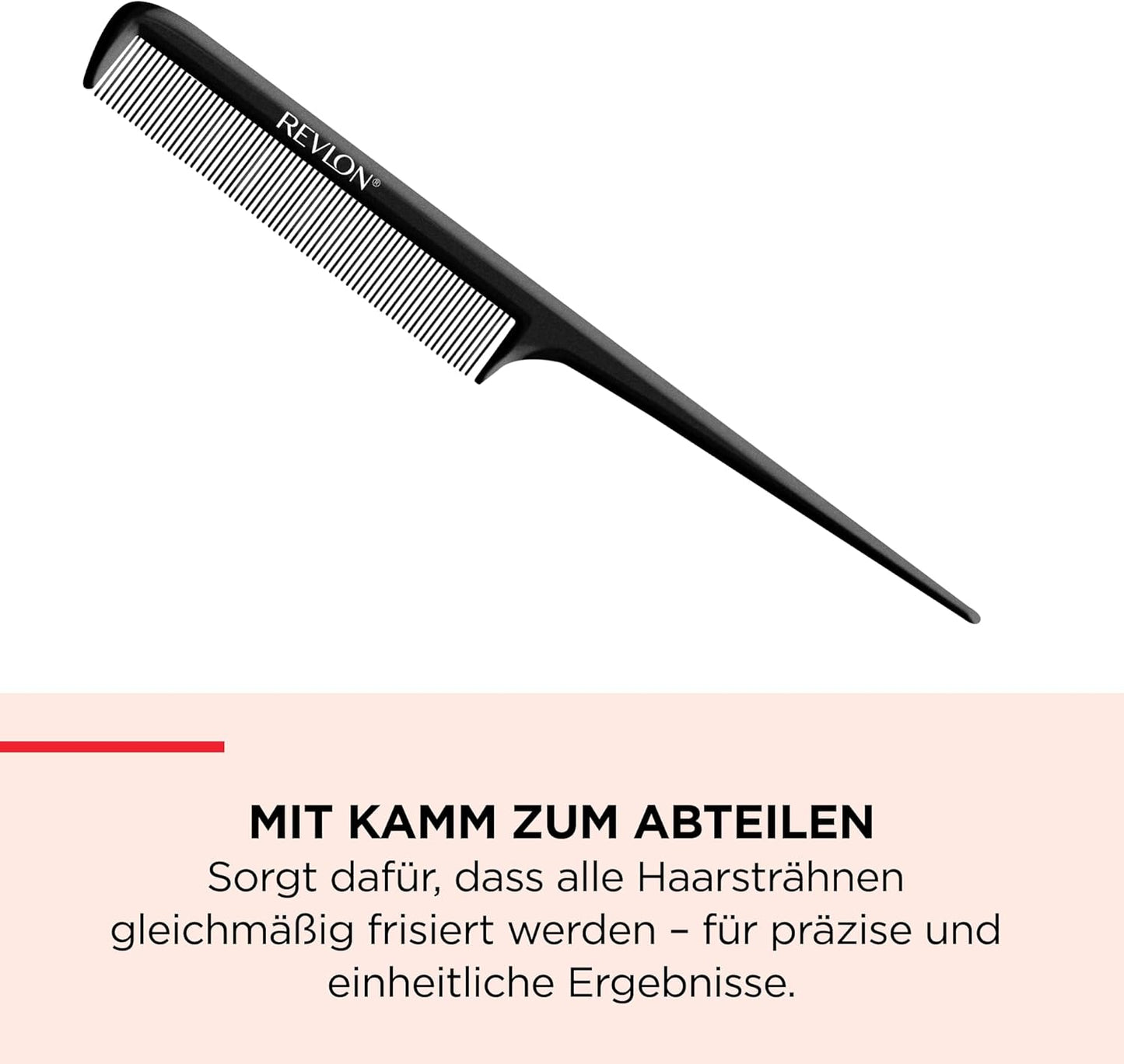 Salon One-Step - Haartrockner & Volumiser mit Kamm, Original mit Kamm zum Abteilen