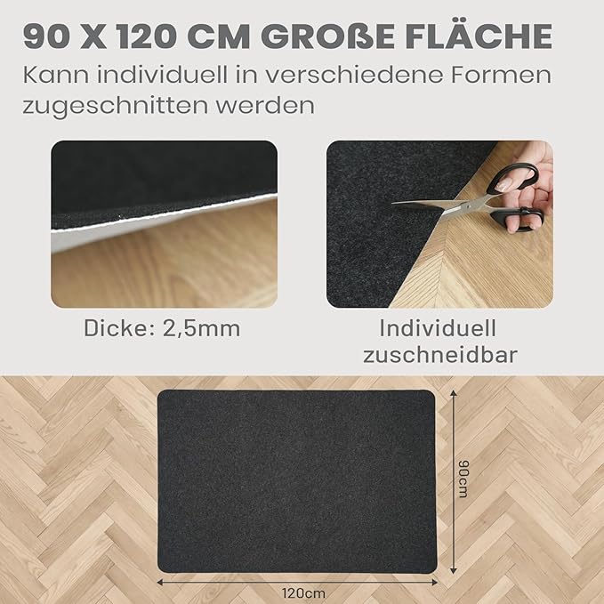 Bodenschutzmatte für Bürostuhl