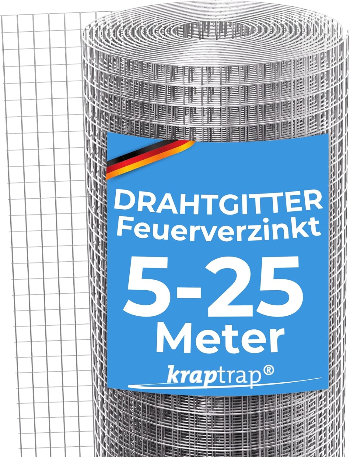 Drahtgitter 19x19mm (1m x 12m) verzinkt, 1m X 12m