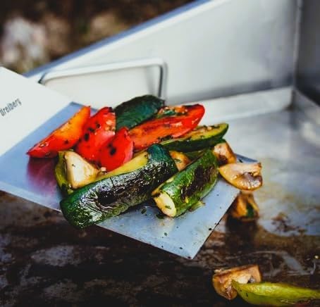 Grillspachtel-Set mit Burgerpapier, Grillspachtel Holz (3-TLG.)