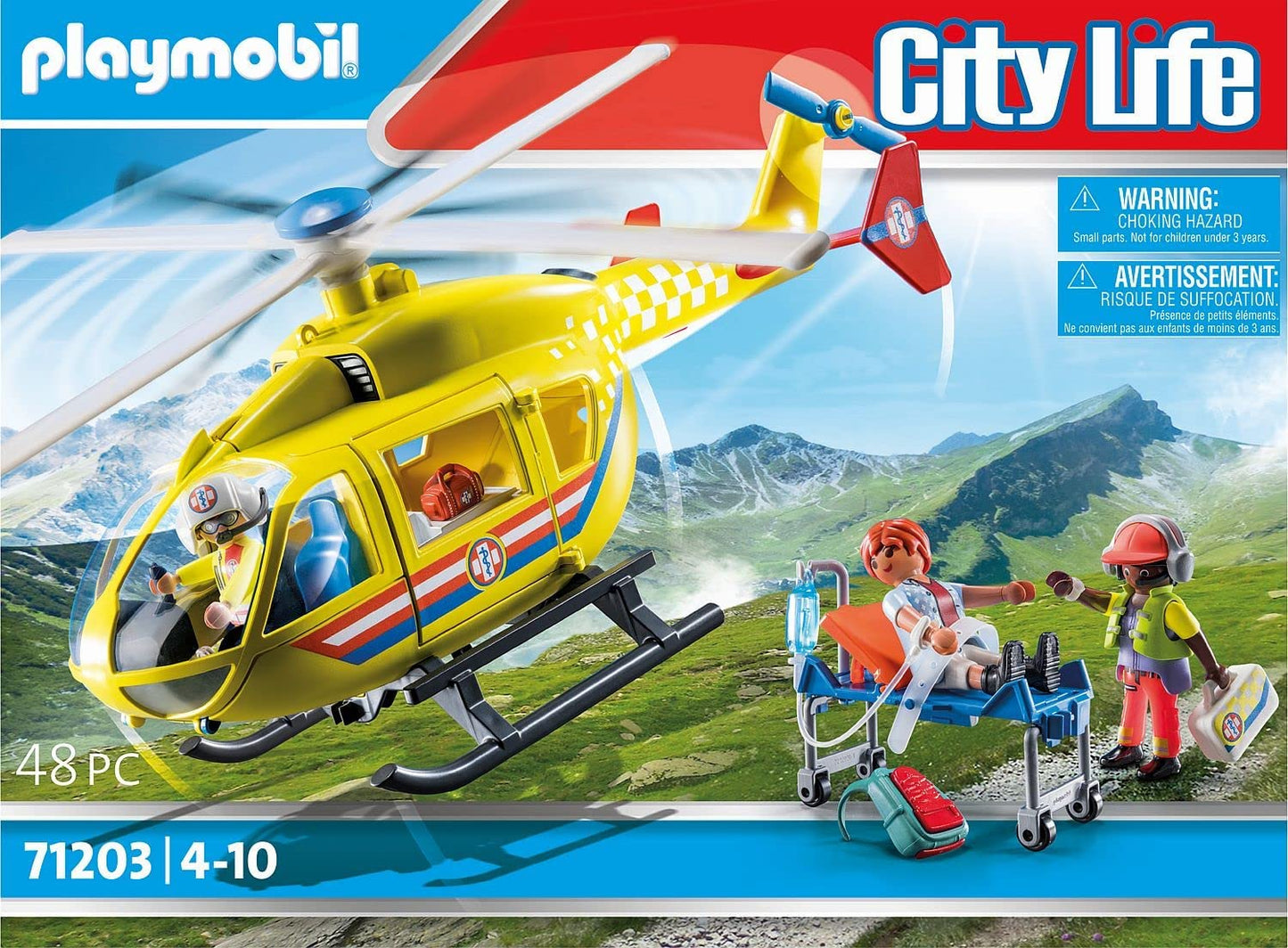 71203 City Life - Rettungshelikopter, Konstruktionsspielzeug
