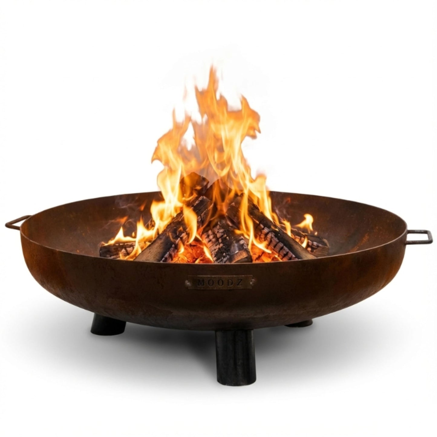 Feuerschale mit Griff, Edelstahl Ø80 cm