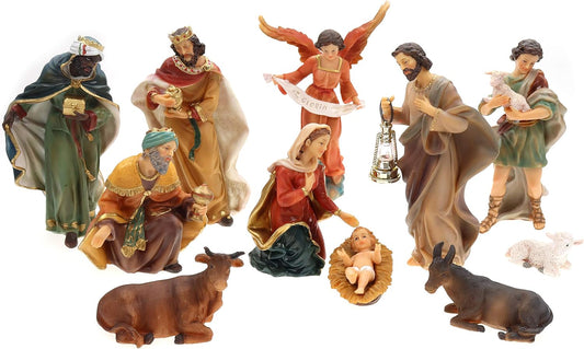 11-teiliges Krippenfiguren Set