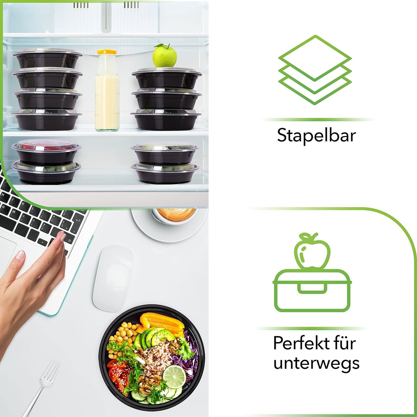 Aufbewahrungscontainer, 30er Pack