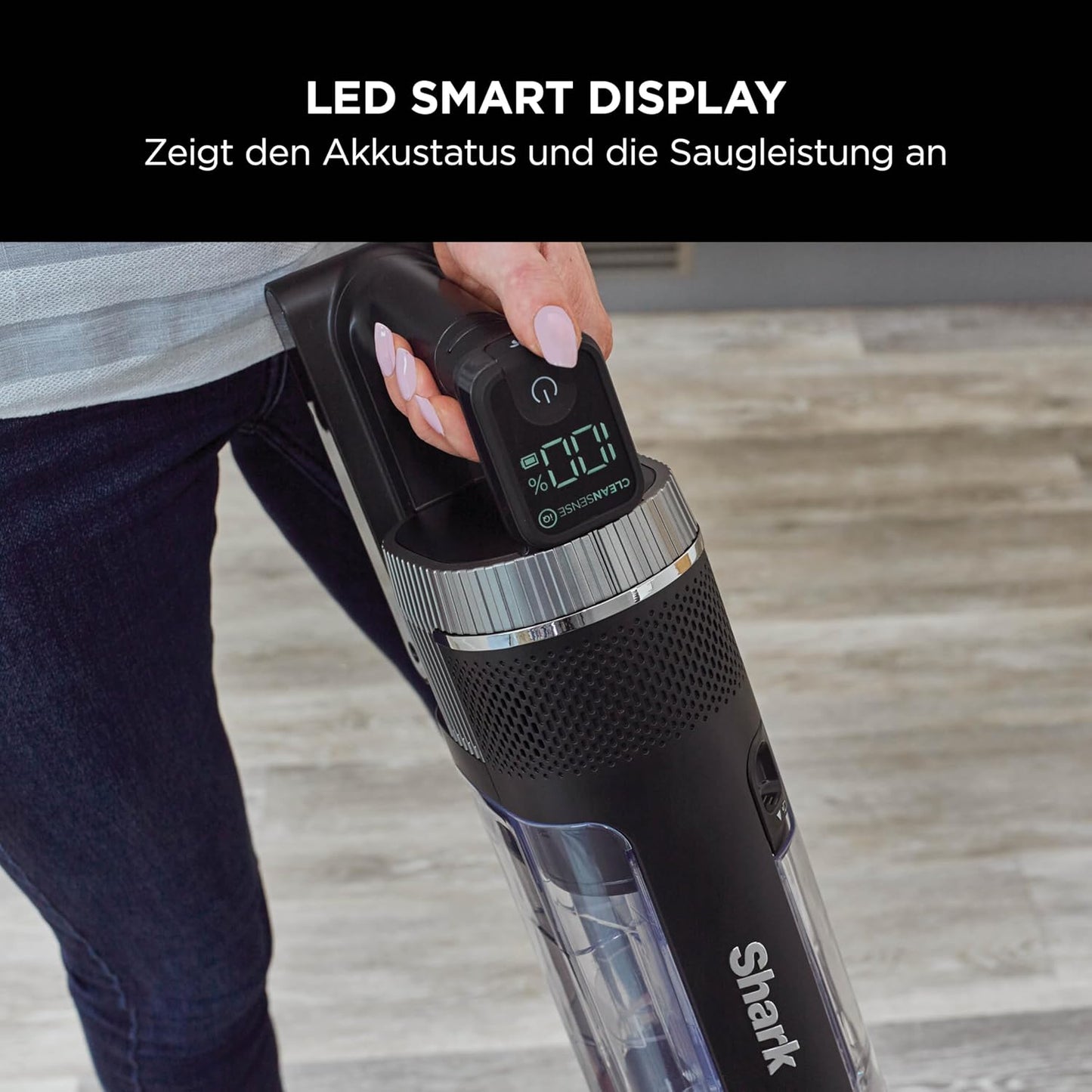 Stratos Akkustaubsauger mit Anti-Hair-Wrap & CleanSense IQ, Stratos Tierhaar-Aufsatz Und 2 Akkus