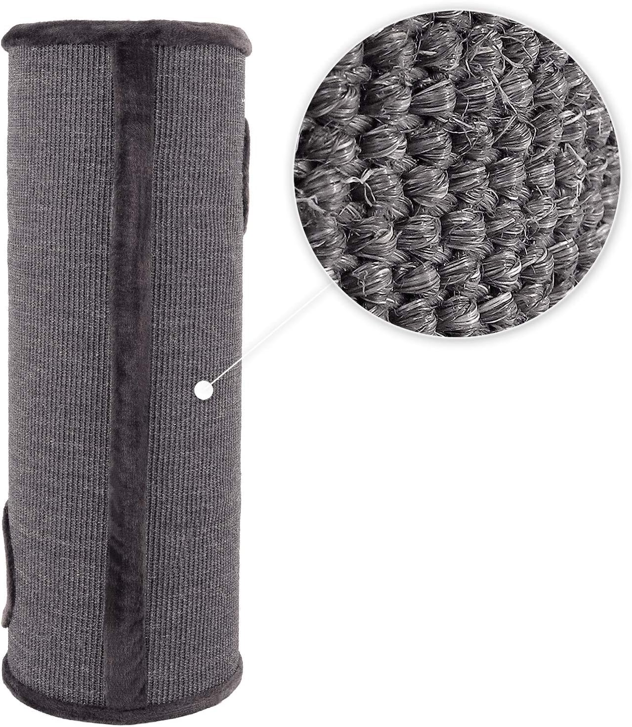 Kratztonne mit Spielball & Verstecken, Grau 100 cm Höhe