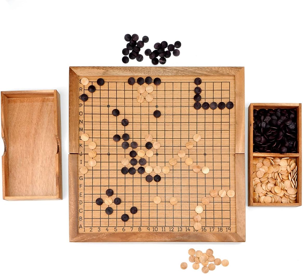 Go - Strategisches Brettspiel aus Holz
