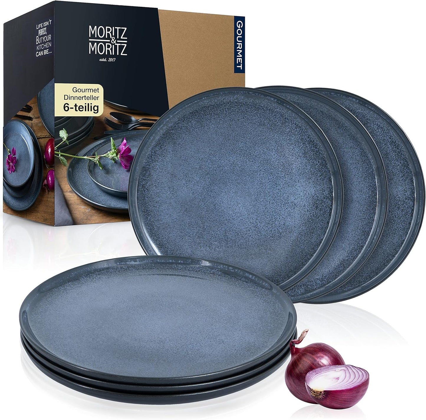 VIDA Dinner Teller Set, 6x Grosse Teller