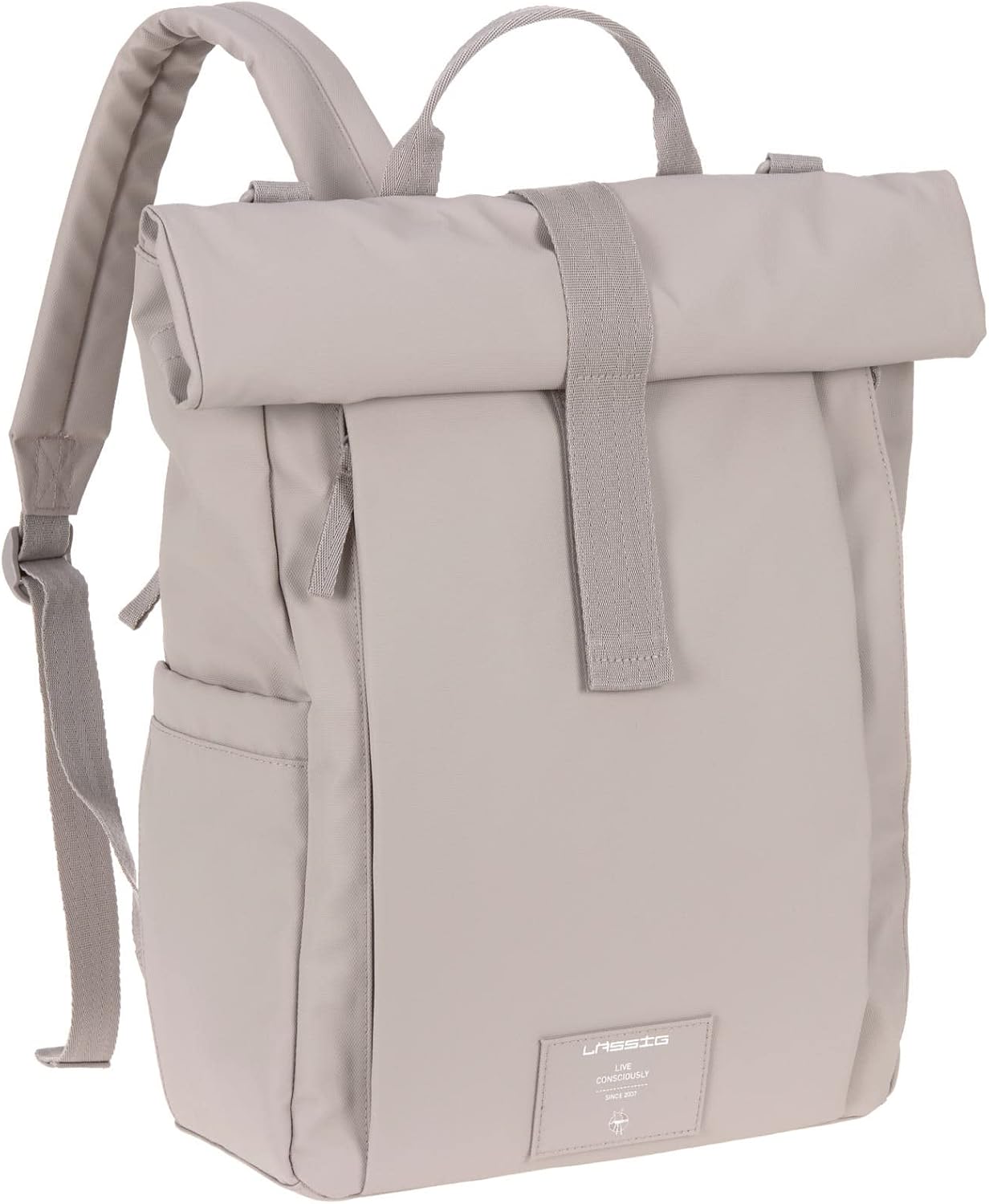 Wickelrucksack Rolltop Up, Taupe