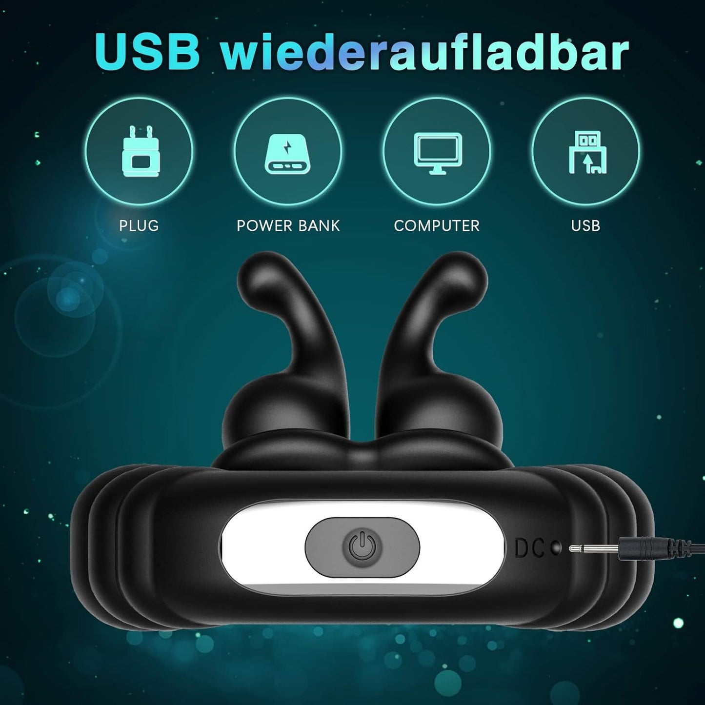 Penisring-Vibrator mit 10 Vibrationsmodi