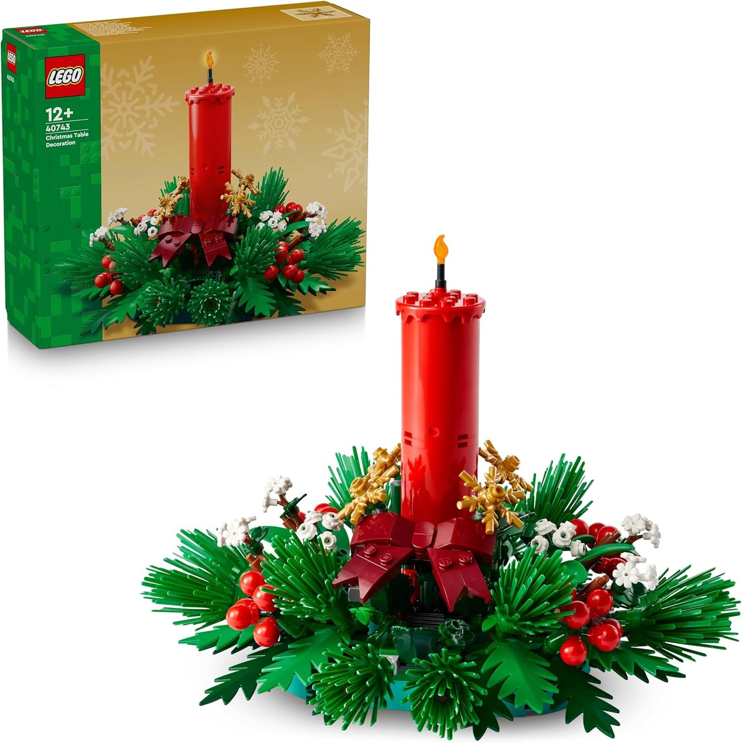 Weihnachtsgesteck, LEGO Christmas Table Decoration 40743
