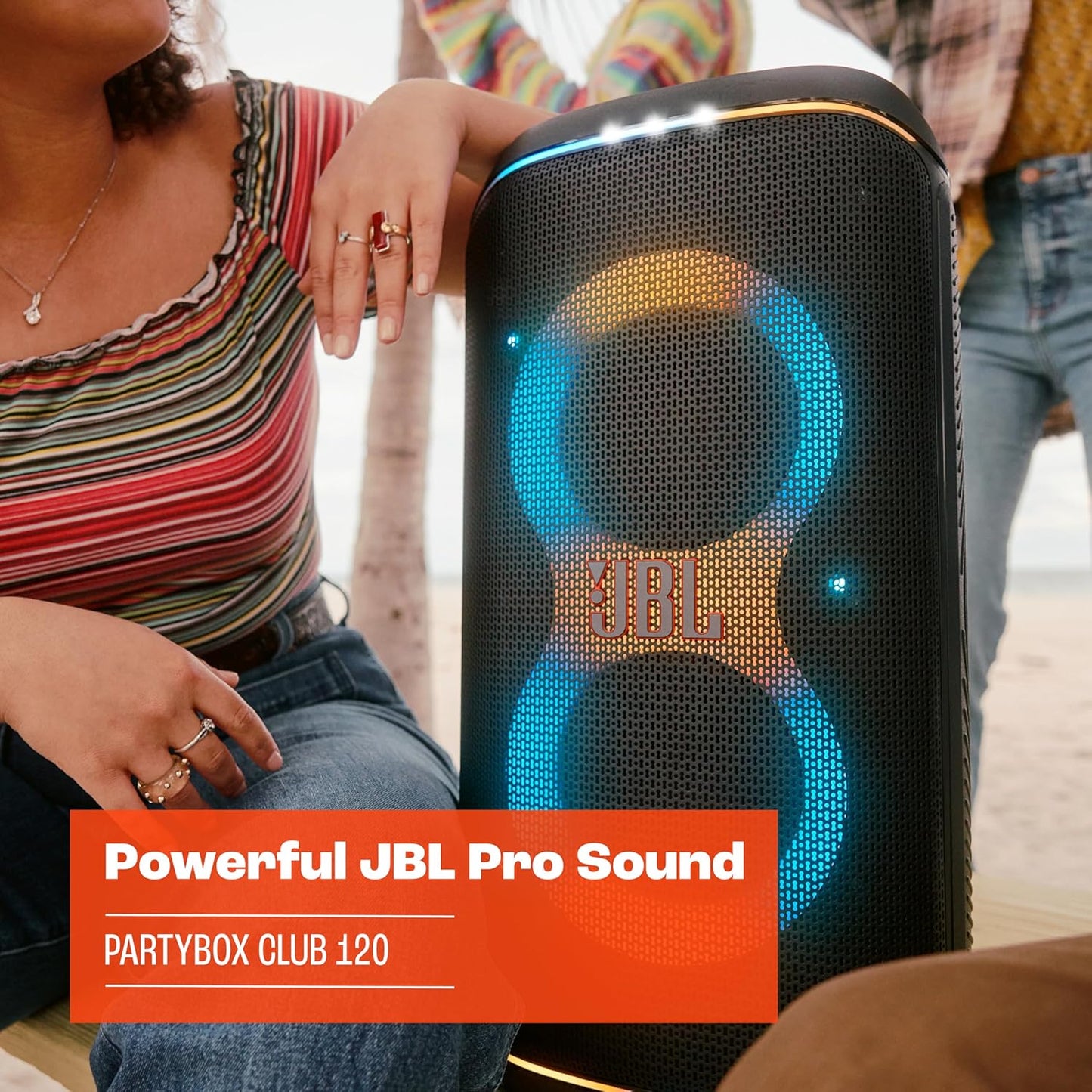Partybox Stage 120 Bluetooth-Lautsprecher mit Lichtshow, Partybox 120