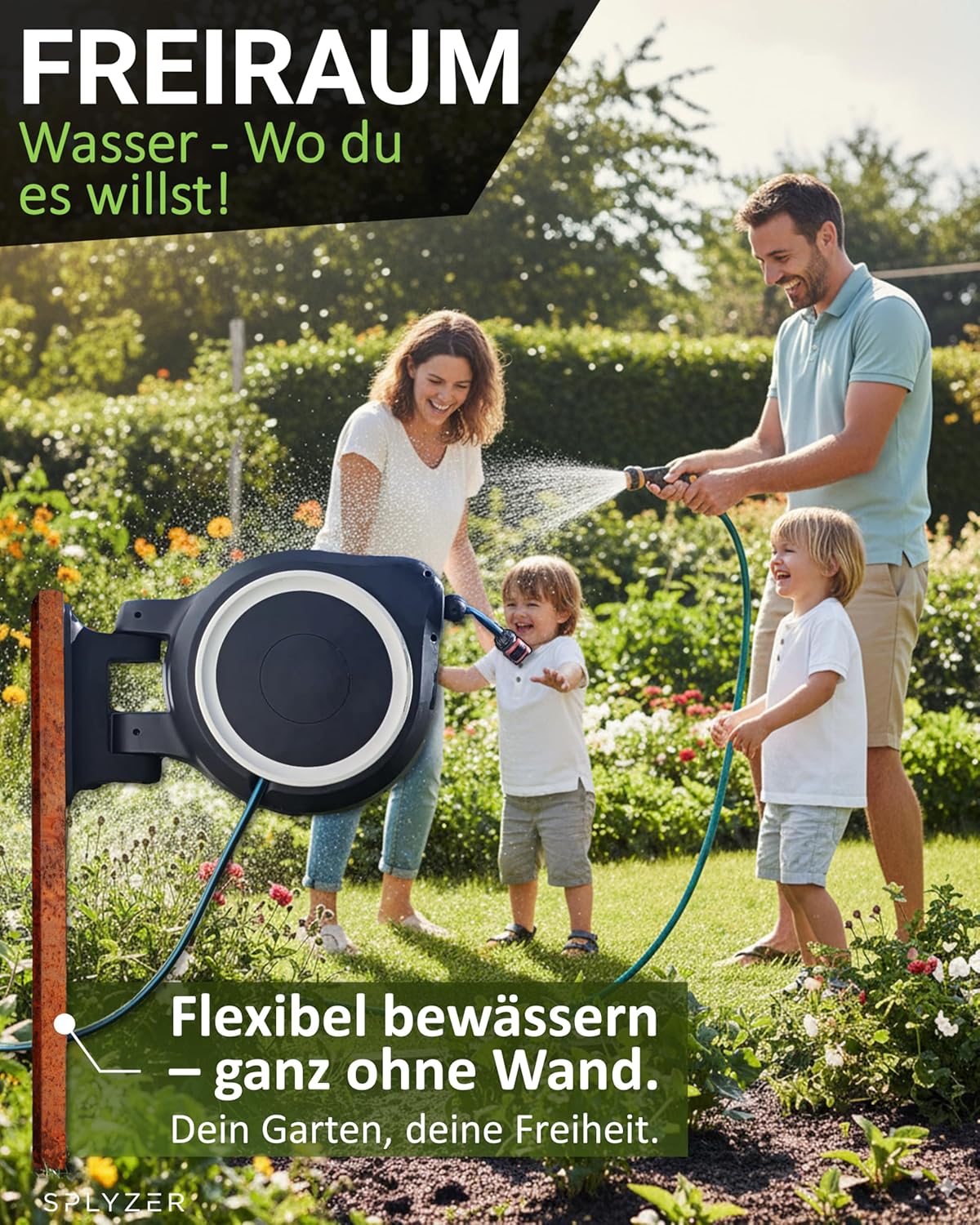 Halterung für Schlauchboxen, Cortenstahl - Blank