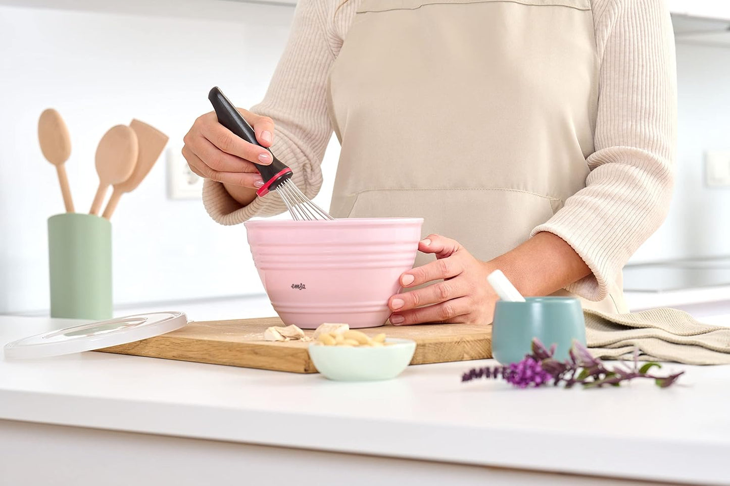 Prep&Bake 3er Set Kunststoff-Rührschüssel, 3er Set (1,7 + 2,75 + 4,15 L)