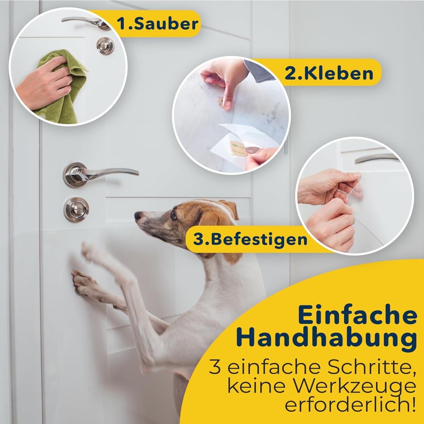 Kratzschutz für Haustiere, 90 x 60 cm, 1-stück Farblos 90 cm x 60 cm