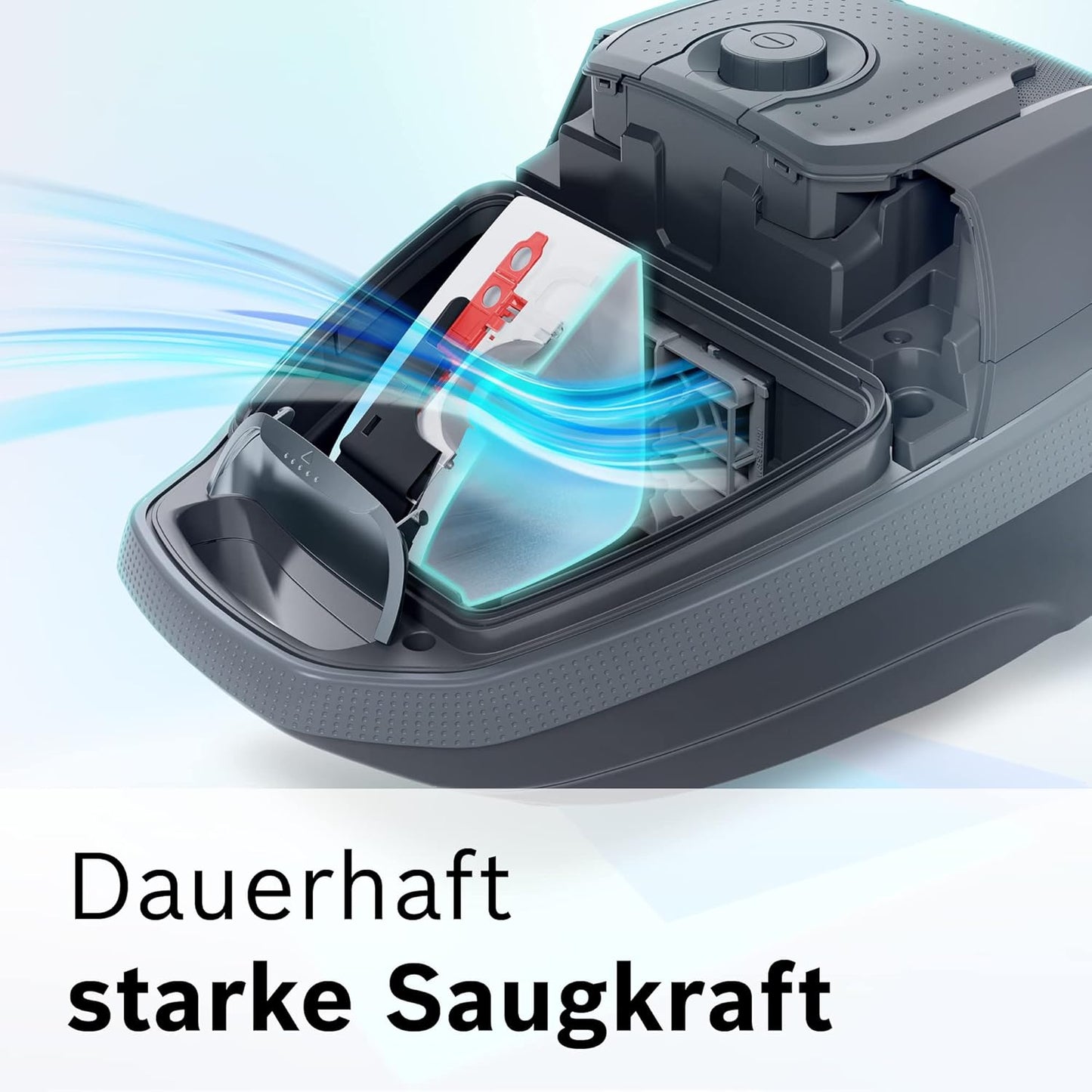 Staubsauger ProSilence Serie 8 BGB75XSIL, Testsieger 2024, Weiss