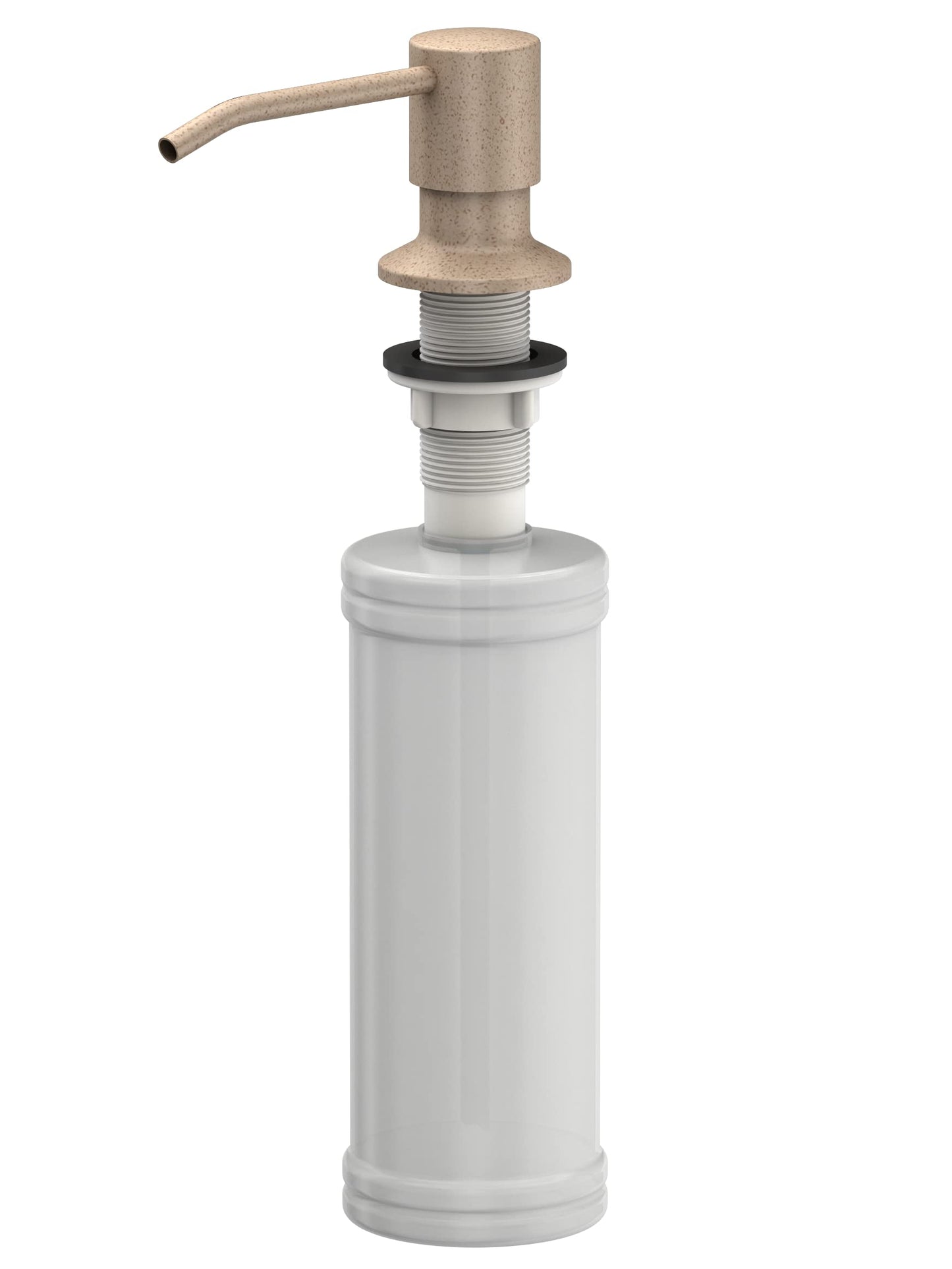 Nachfüllbarer Seifen- und Spülmittelspender, Beige