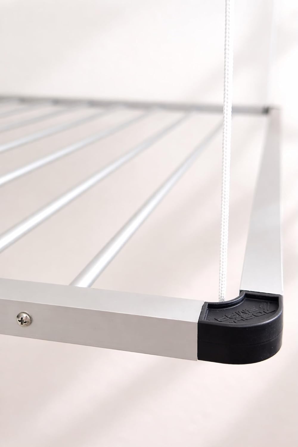 Deckenwäscheständer mit Kurbel, Mit Kurbel