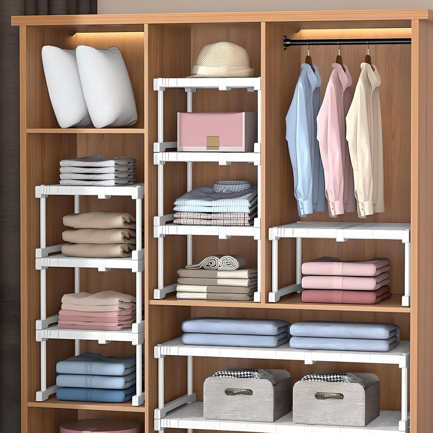 Stapelbarer Schrank-Organizer, Höhe 32cm