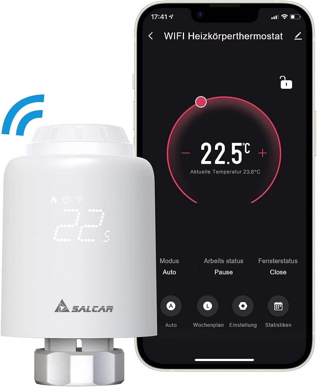 Heizkörperthermostat TRV603, Heizkörper Thermostat WIFI