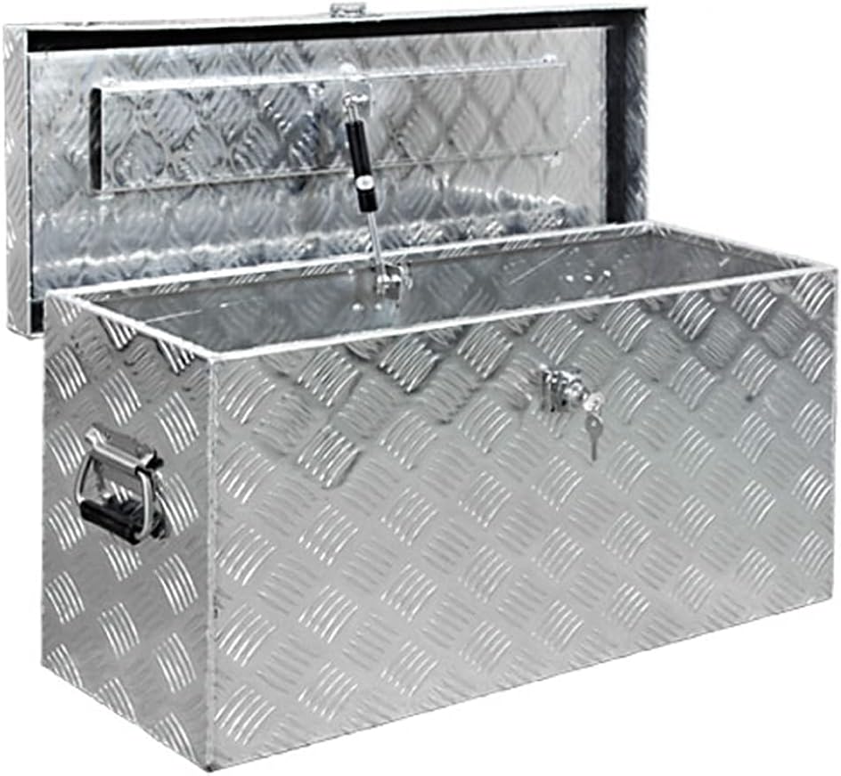 D080 Deichselbox mit Schloss, D080 (79 x 29 x 36 cm)