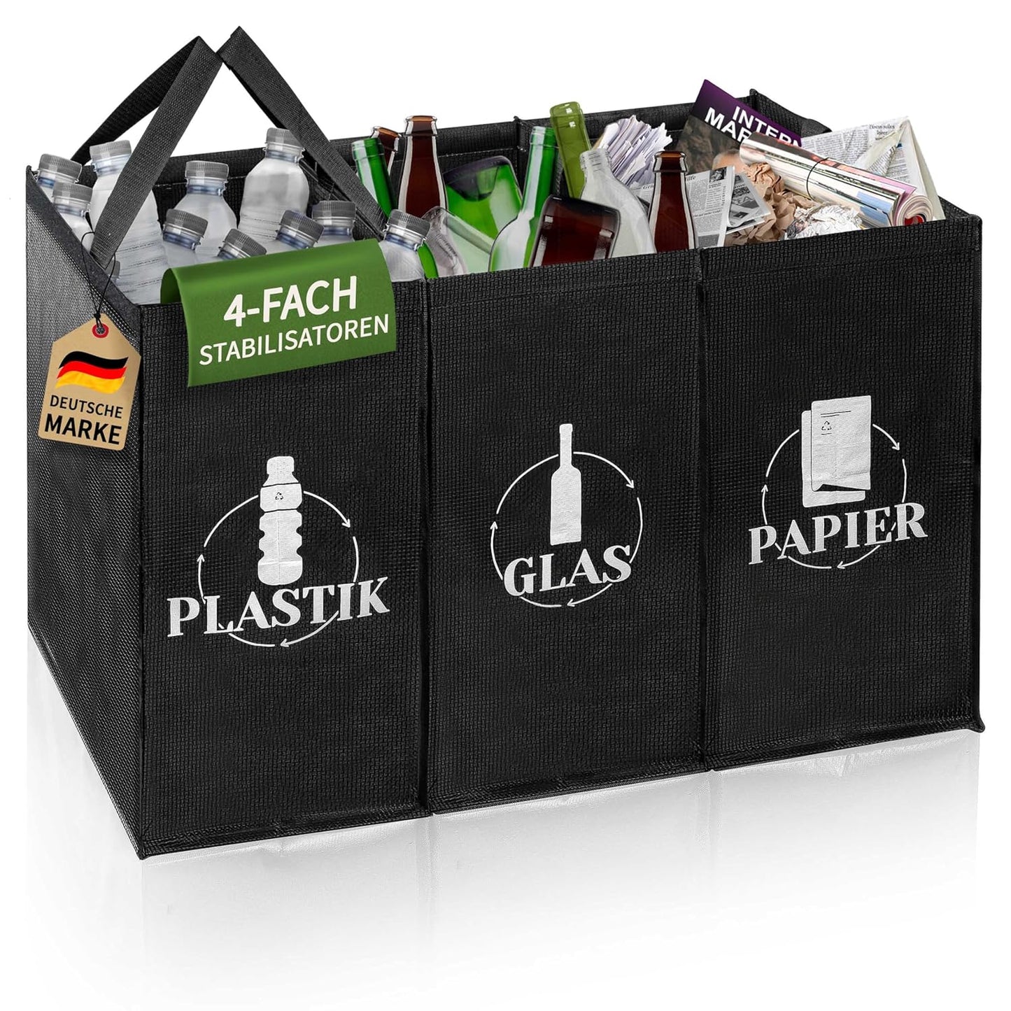 Mülltrennsystem, Schwarz