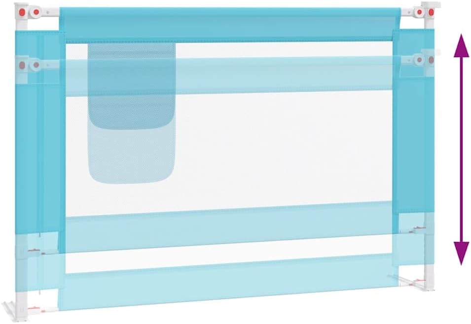 Bettschutzgitter für Kleinkinder, 100 x 25 cm Blau