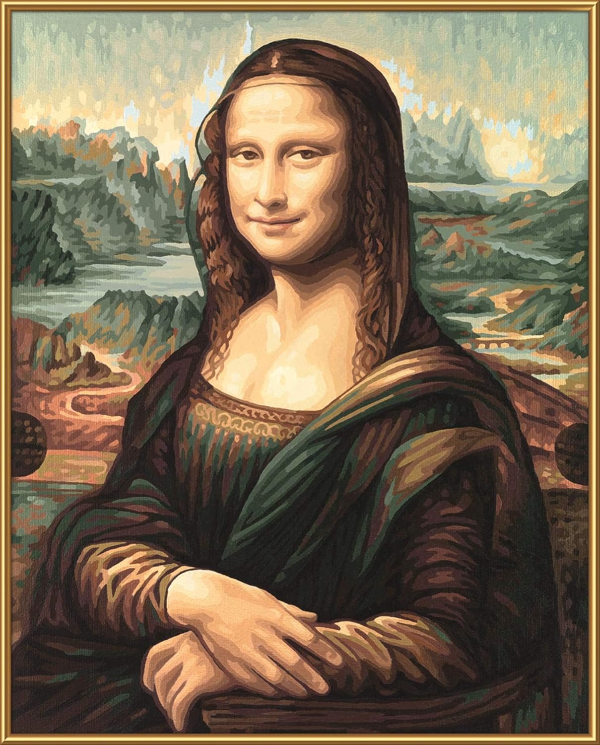 Malen nach Zahlen Set - Mona Lisa