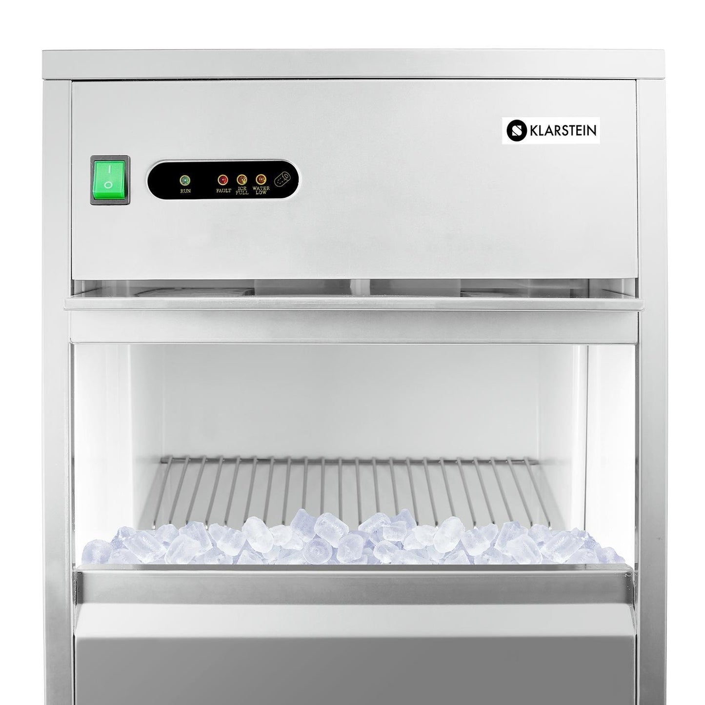 Eiswürfelmaschine Powericer XXL, 25kg/24H Silber